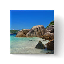 ロッキー海と美しい熱帯ビーチ