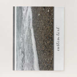 ロッキー海ビーチ白波転がの海岸 ジグソーパズル