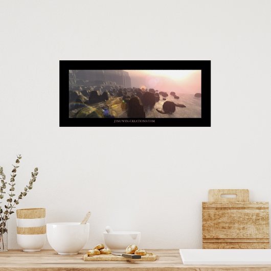 ロッキー海岸 ポスター (キッチン)