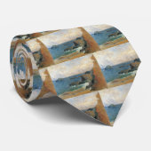 ロッキー海岸(ポール・ゴーギャン著、ヴィンテージ印象派) ネクタイ (ロール)