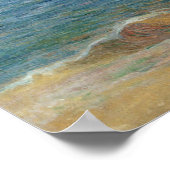 ロッキー海岸(ポール・ゴーギャン著、ヴィンテージ印象派) ポスター (角)