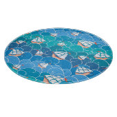 ロッキー海模様 カッティングボード (角)