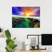 ロッキー盆地 ポスター (ホームオフィス)