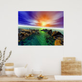 ロッキー盆地 ポスター (キッチン)