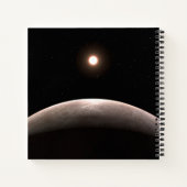 ロッキー系外惑星Lhs 475 Bとその主星。 ノートブック (裏面)