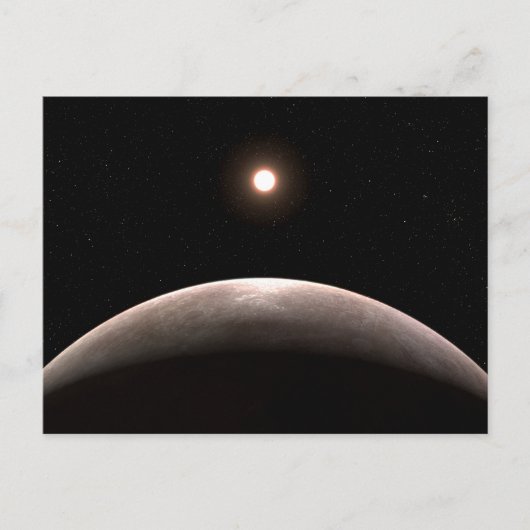 ロッキー系外惑星Lhs 475 Bとその主星。 ポストカード (正面)