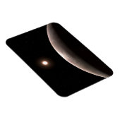 ロッキー系外惑星Lhs 475 Bとその主星。 マグネット (右側)