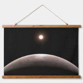 ロッキー系外惑星Lhs 475 Bとその主星。 吊り下げ型タペストリー (正面)