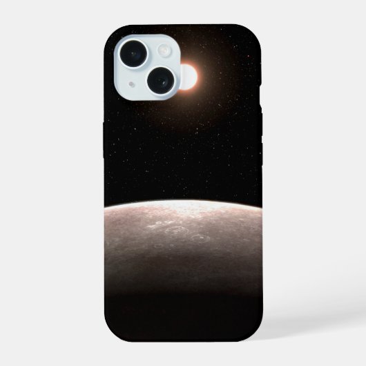 ロッキー系外惑星Lhs 475 Bとその主星。 iPhone 15ケース (裏面)
