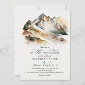 ロッキー結婚山 招待状 (正面)