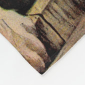 ロッキー・ザ・ハンサムな雄鶏 フリースブランケット (角)