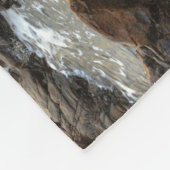 ロッキー・ショアの空中写真撮影 フリースブランケット (角)