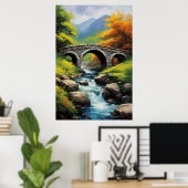 ロッキー・ストリーム・クロッシングの威厳 ポスター (ホームオフィス)