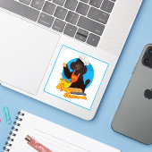 ロッキー・スニッカープードル シール (ノートパソコンとiPhone)
