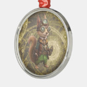 ロッキー | Steampunkリス メタルオーナメント (左)