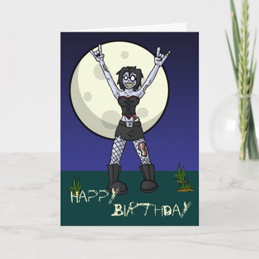 ロック'あなたがカードをドロップするまで カード (正面)