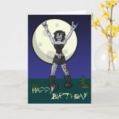 ロック'あなたがカードをドロップするまで カード (黄色い花)