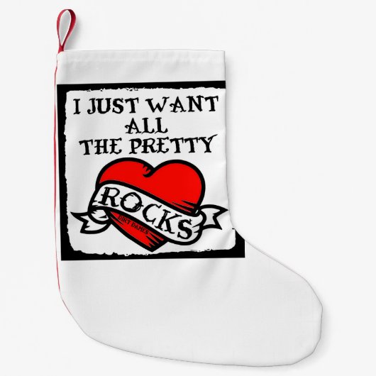 ロックいけなハウンド、地質学者、ストッキング スモールクリスマスストッキング (正面)