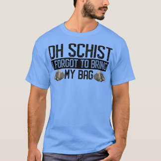 ロックおもしろい狩り地質学者Oh Schist5 Tシャツ