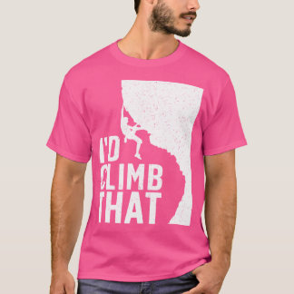ロックおもしろい登山ア男性へート女性アルピニズムRoc Tシャツ
