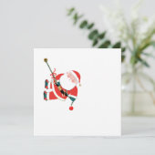 ロックおもしろい登山クリスマスホリデーカード シーズンカード (スタンド正面)