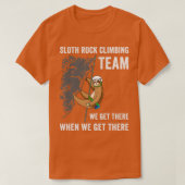 ロックおもしろい登山ロッククライマーギフトスロス恋人 Tシャツ (デザイン正面)