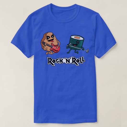 ロックおもしろい・アンド・ロック Tシャツ (デザイン正面)