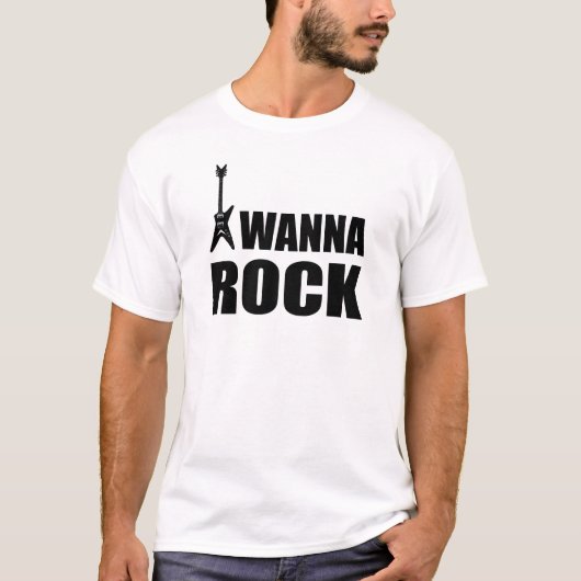 ロックがしたい Tシャツ (正面)
