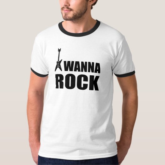 ロックがしたい Tシャツ (正面)