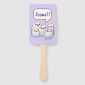 ロックが彼の名前を呼び出す ハンドファン (正面)