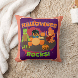 ロックこのハロウィーン10月の漫画バンド クッション