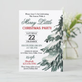 ロックされたクリスマスツリーパーティー 招待状 (スタンド正面)