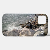 ロックされたグレイのアトランティック海岸のイニシャル写真 Case-Mate iPhoneケース (裏面 (横))