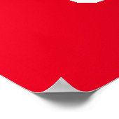 「!ロックされたハート」のパーソナライズ ポスター (角)