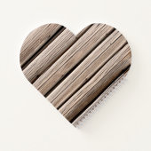 ロックされた木製ドア ノートブック (裏面)