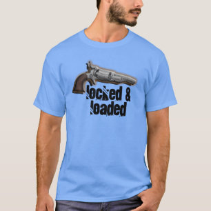 ロックされた荷を積まれた銃の恋人 Tシャツ
