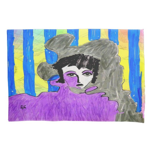 ロックされる 枕カバー (正面)