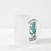 ロックしようサール! フロストグラスマグカップ (正面右)