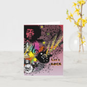 ロックしよう カード (黄色い花)