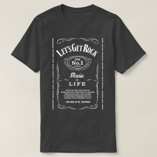 ロックしよう Tシャツ (デザイン正面)