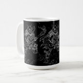 ロックするサイ コーヒーマグカップ (正面左)