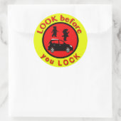 ロックする前に見る ラウンドシール (バッグ)