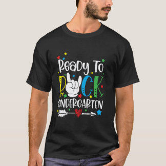 ロックする準備はできてます 幼稚園の新学期 スタジオネント Tシャツ