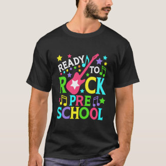 ロックする準備はできてる！プリスクール教諭 バックトゥスクール Tシャツ