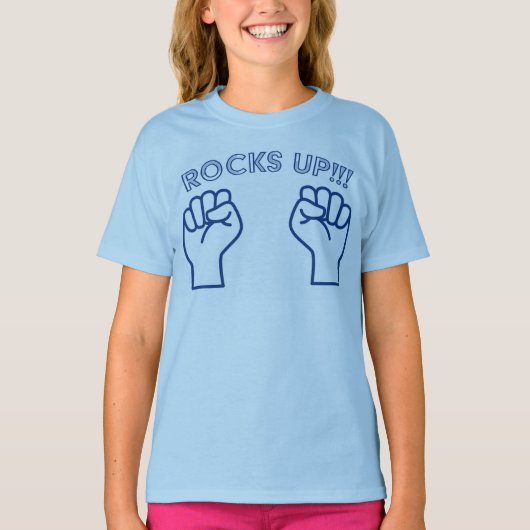 ロックだぜ！ (2) Tシャツ (正面)