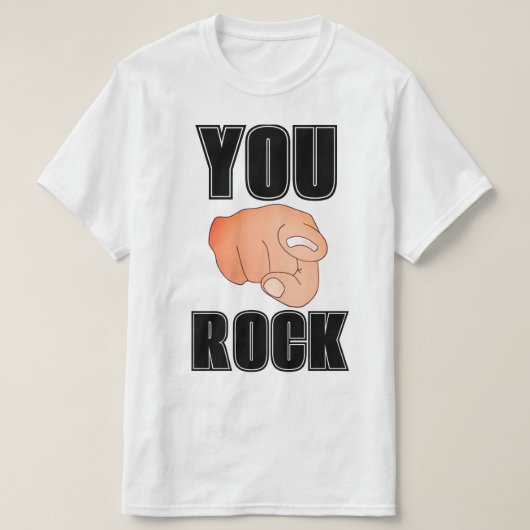 ロックだね Tシャツ (デザイン正面)