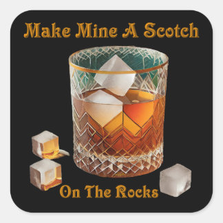 ロックでスコッチを一杯 スクエアシール