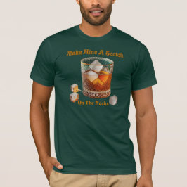 ロックでスコッチを一杯 Tシャツ