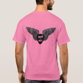 ロックとピック転が機能 Tシャツ (裏面)