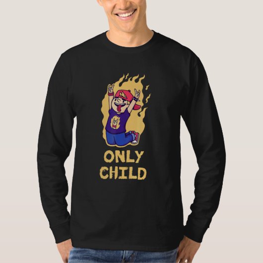 ロックとロールの子供のみ子供 Tシャツ (正面)